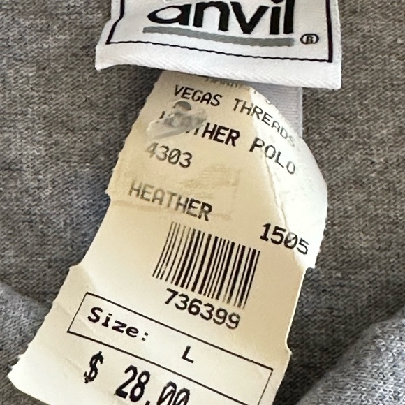 ANVIL MENS HARRAHS RENO POLO SHIRT SZ XXL - Picture 9 of 10